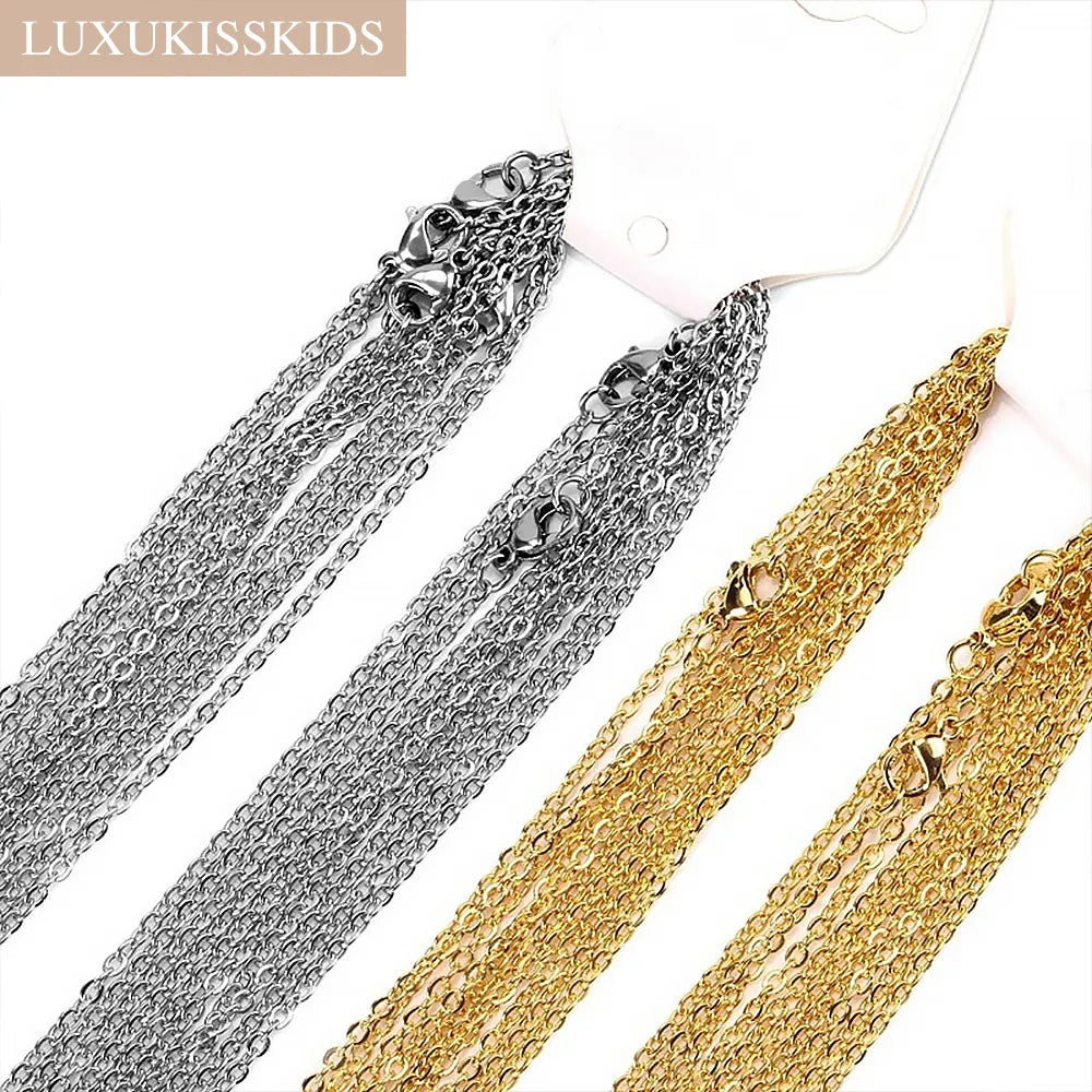 Stainless steel DIY Woman Necklace Chains