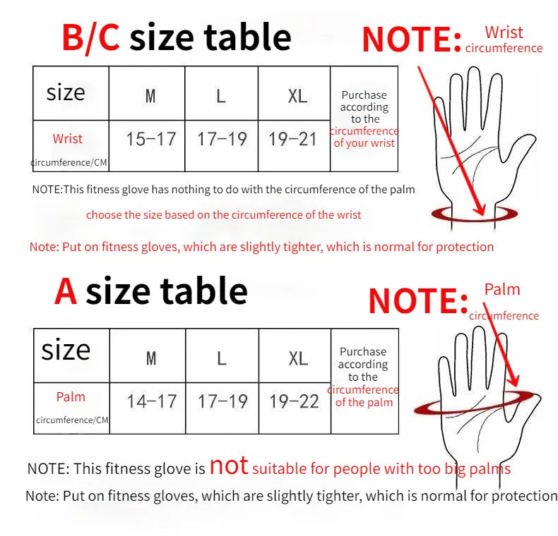 1 pairs weightlifting training gloves for men & women Fitness Sports bodybuilding Gymnastics hand and wrist protector