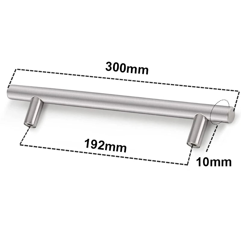 Kitchen Handles Stainless Steel T-Bar Straight