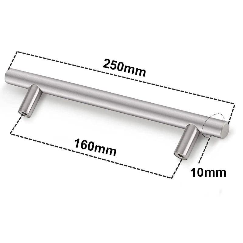 Kitchen Handles Stainless Steel T-Bar Straight
