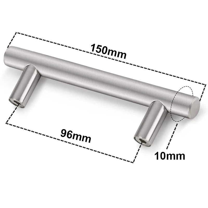 Kitchen Handles Stainless Steel T-Bar Straight