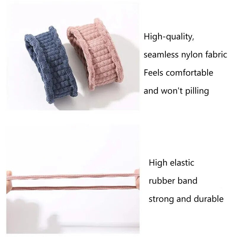 10pcs women girls simple basic elastic bands hair ties scrunchy ponytail holder rubber bands