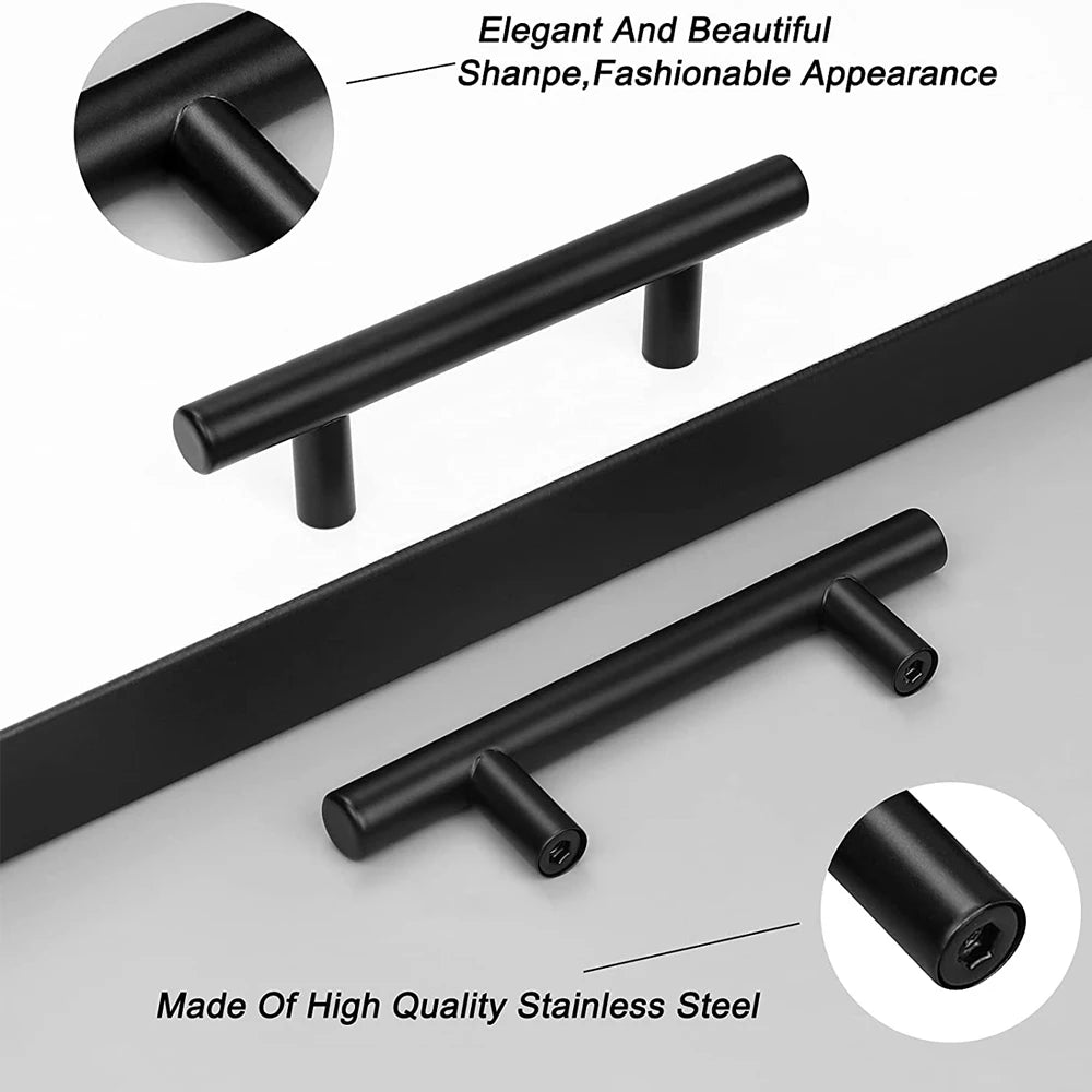 Kitchen Handles Stainless Steel T-Bar Straight