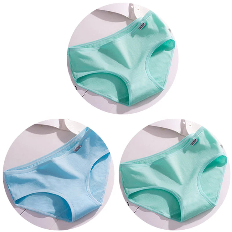 3Pcs Underwear Womens Comfortable High-quality Cotton
