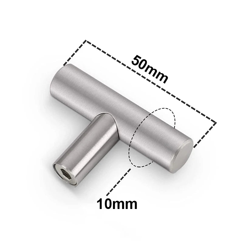Kitchen Handles Stainless Steel T-Bar Straight