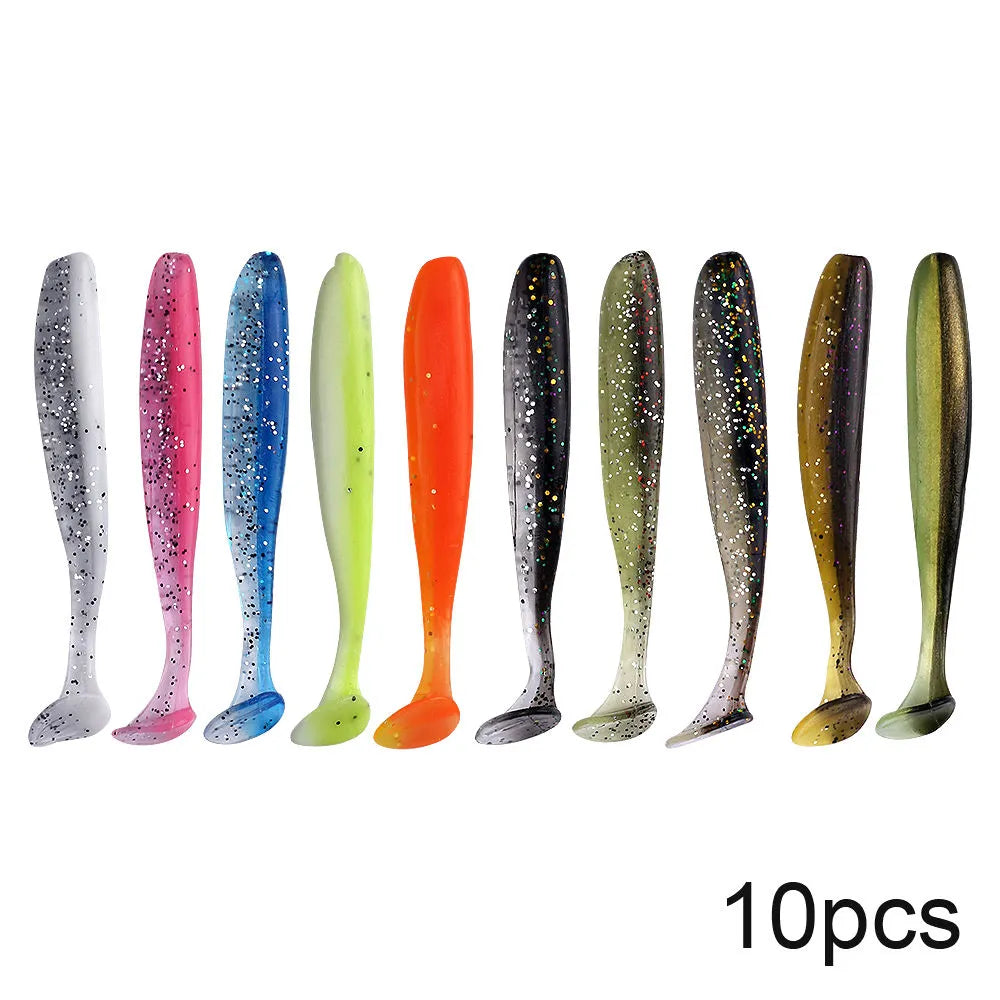 10pcs/Lot Soft Lures Silicone Bait Goods For Fishing Sea Fishing