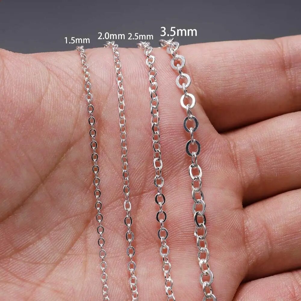 5m / lot gold / bronze plated necklace chain for jewelry making handmade supplies
