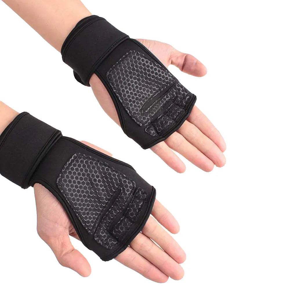 1 pairs weightlifting training gloves for men & women Fitness Sports bodybuilding Gymnastics hand and wrist protector