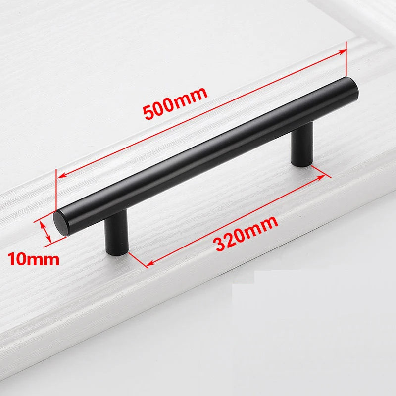 Kitchen Handles Stainless Steel T-Bar Straight