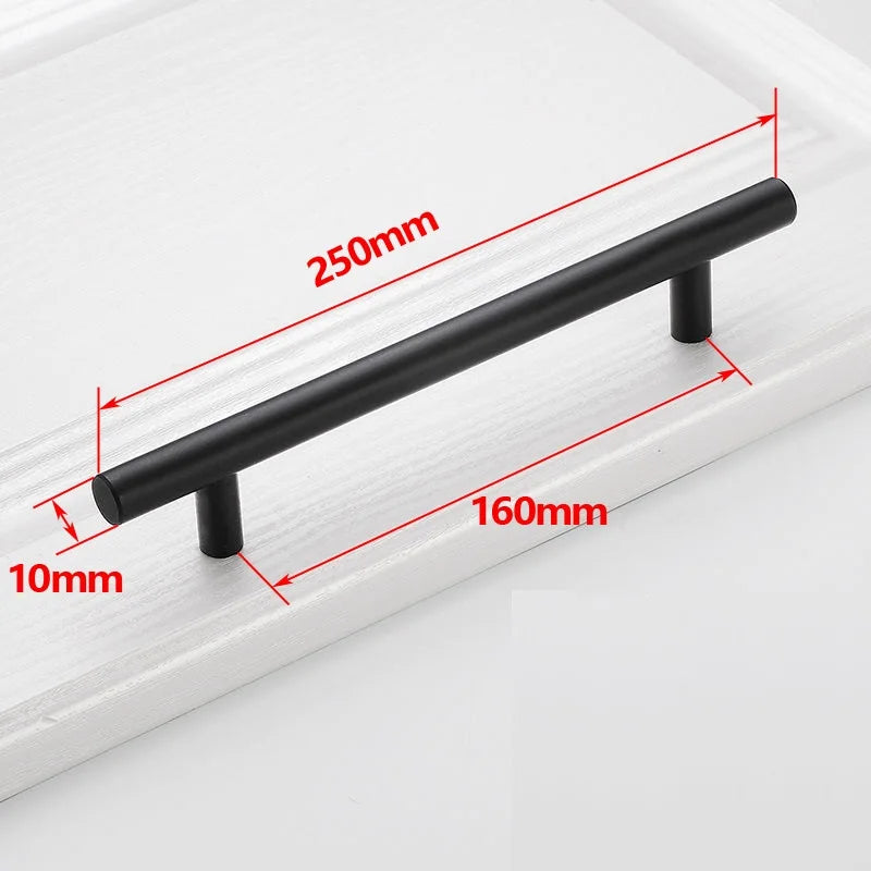 Kitchen Handles Stainless Steel T-Bar Straight