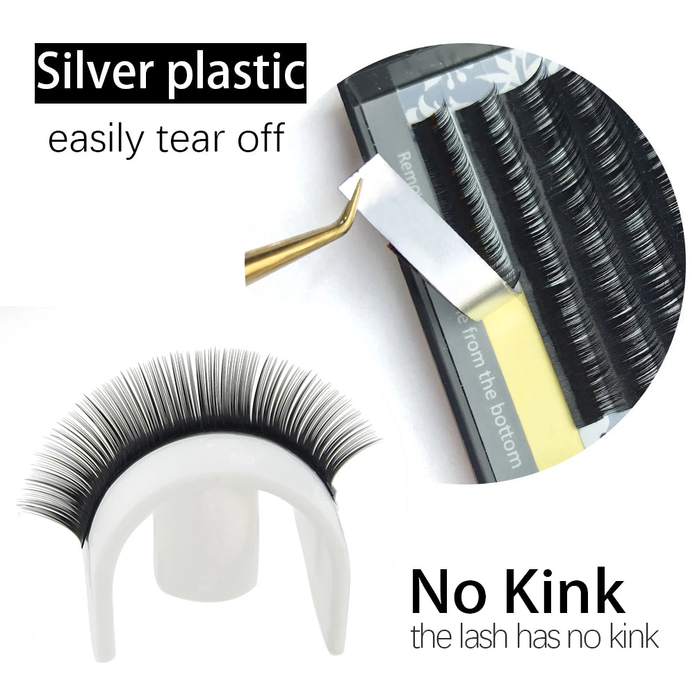 Eyelash Extension Supplies Makeup Cilios Mix Premium Natural Synthetic Individual