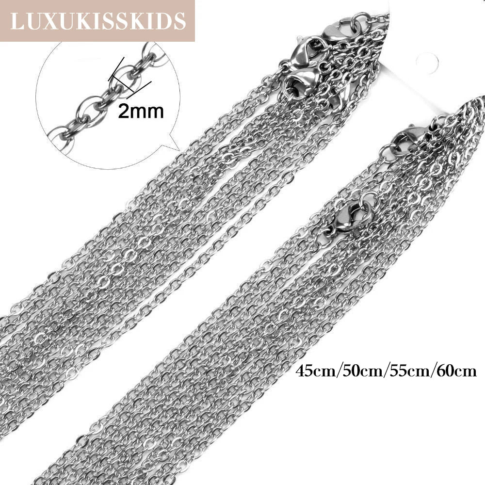 Stainless steel DIY Woman Necklace Chains