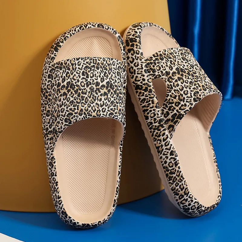 Thick Platform Slippers For Soft Home Women