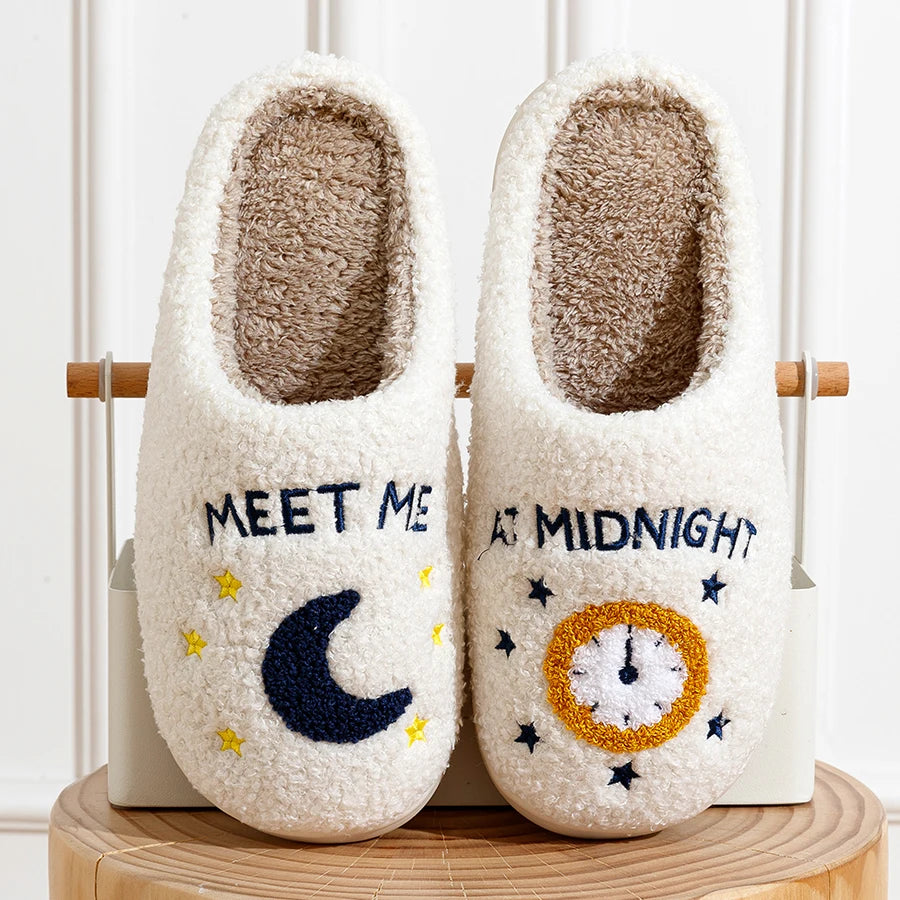 Cute Warm and Soft Woman House Comfort Slippers