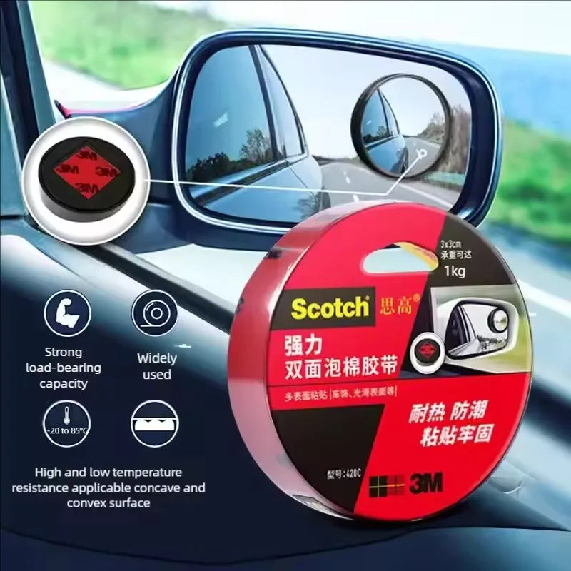 3M VHB Double-Sided Foam Tape – Waterproof Mounting Adhesive for Car, LED, Office