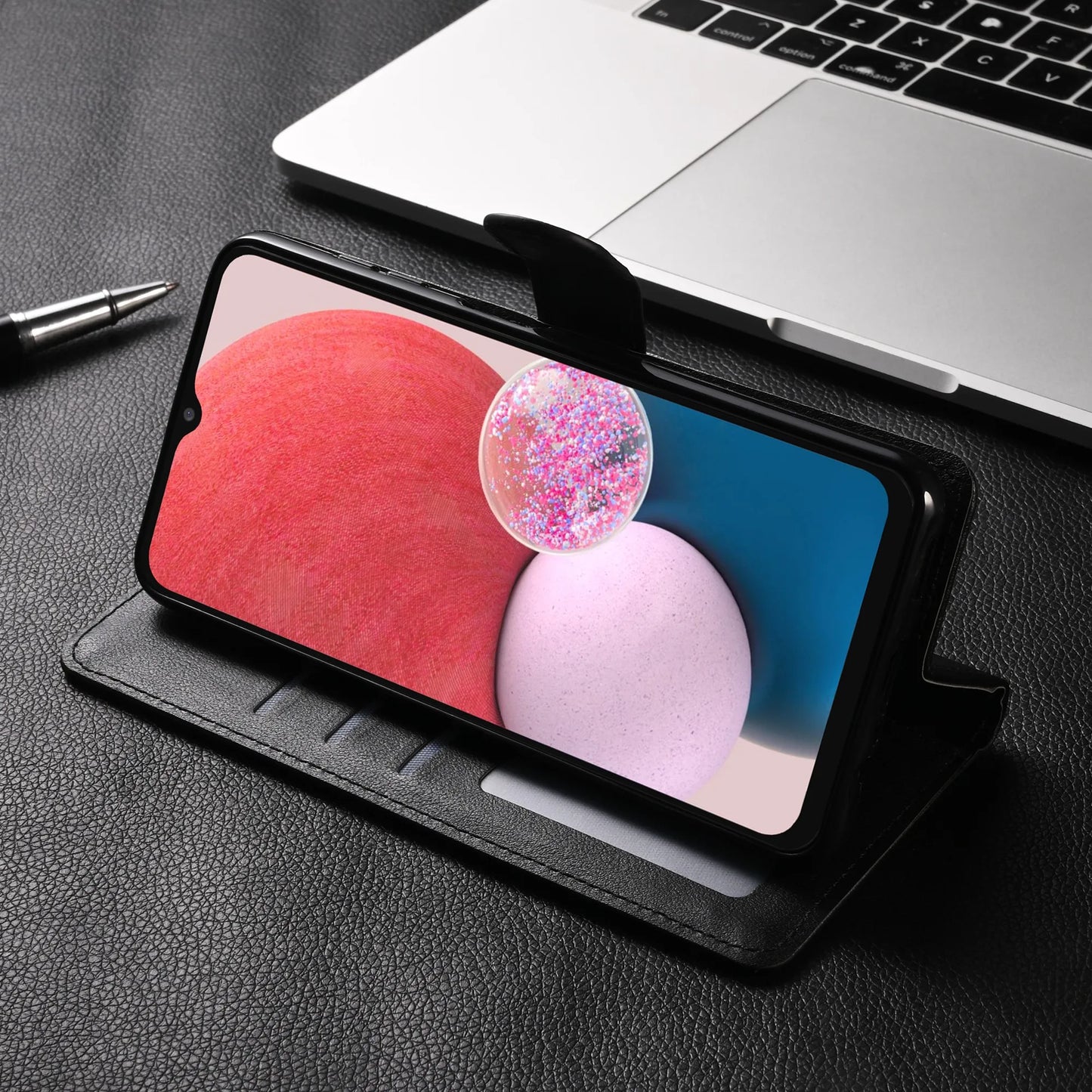 Leather Flip Wallet Case for Samsung Galaxy A03 A03S A10 A12 A13 A21S A23 A32 A33 A20E A40 A50 A51 A52 A53 A70 A71