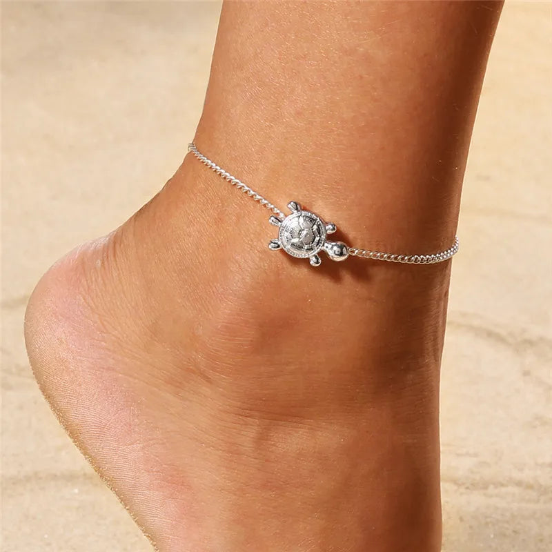 Modyle Heart Anklet for Women – Simple Fashion Ankle Bracelet Jewelry