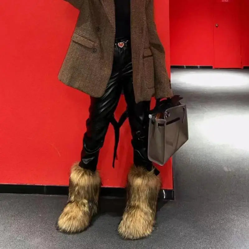 Women's Winter Snow Boots Outdoor Luxury Warm