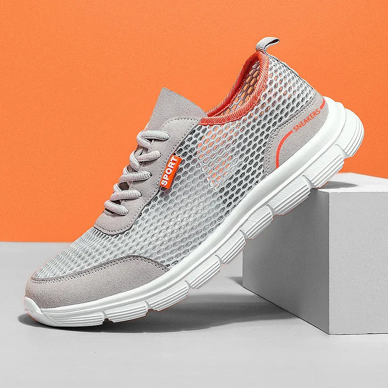 Men's Soft Shoes Without Heels Lightweight Mesh Casual Shoes Men's Sneakers