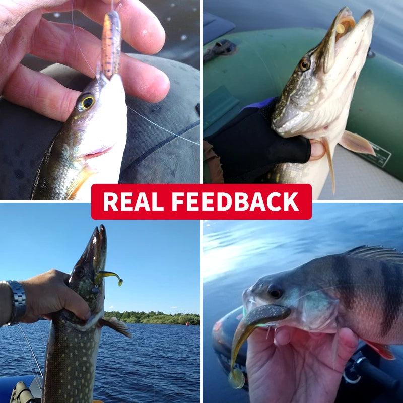 Easy Fishing Lures Baits the Soft Silicone Artificial Plastic