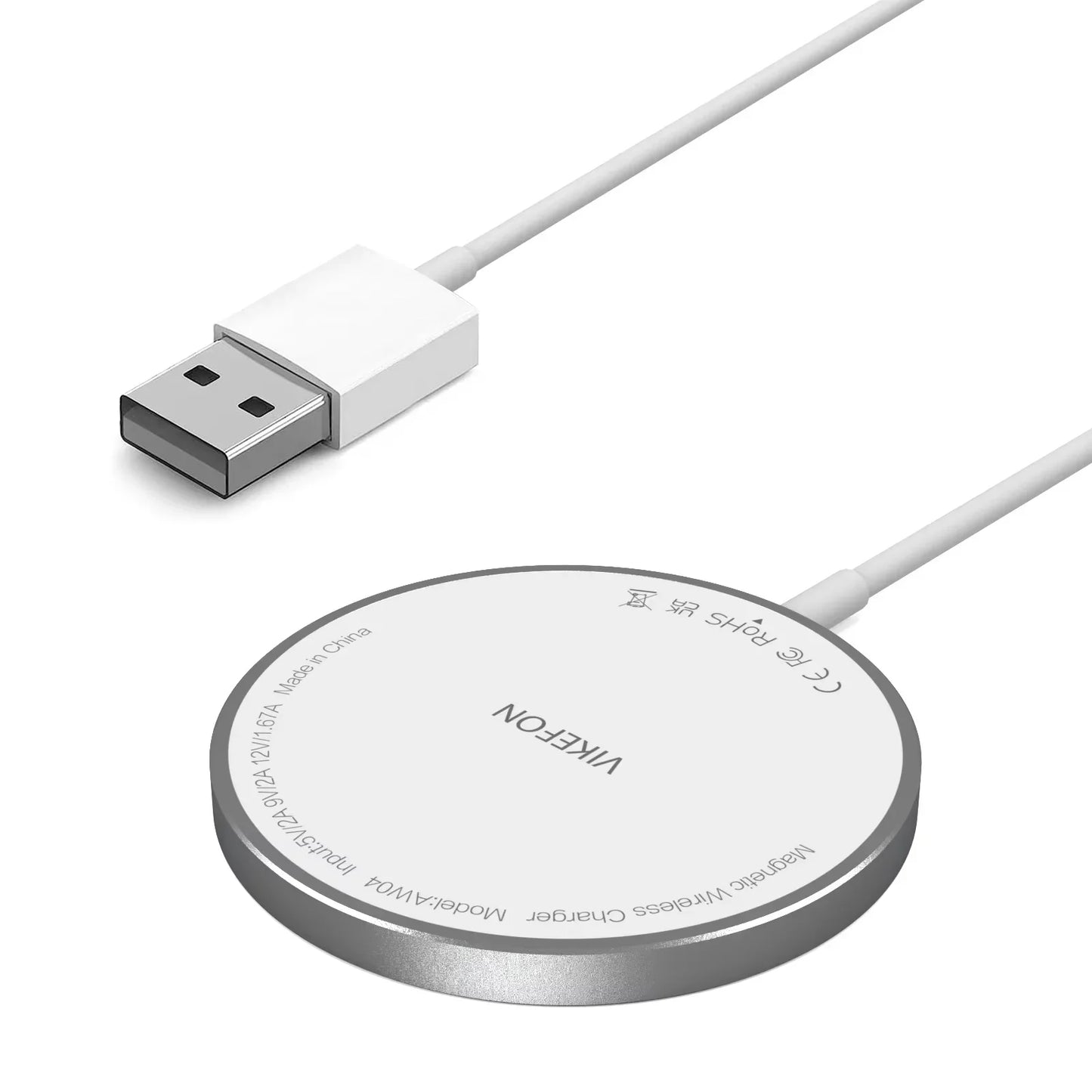 100W MagSafe Magnetic Wireless Charger Pad USB-C Fast Charging Dock for iPhone 12–16 Pro Max