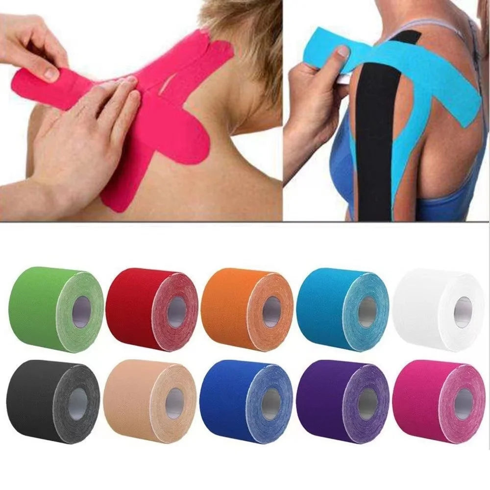 5M Kinesiology Tape – Waterproof Athletic Muscle Support & Pain Relief