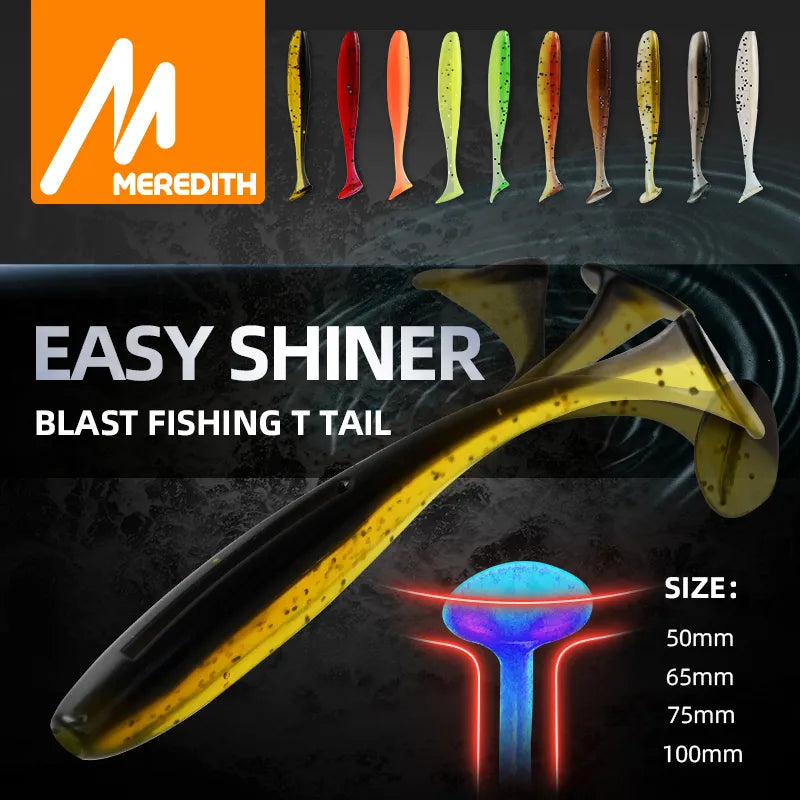 Easy Fishing Lures Baits the Soft Silicone Artificial Plastic