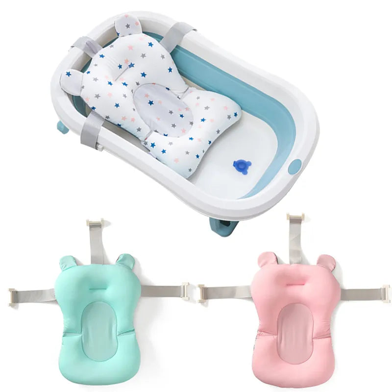 Baby shower seat support mat foldable pillow and newborn chair infant cushion anti-slip soft comfort