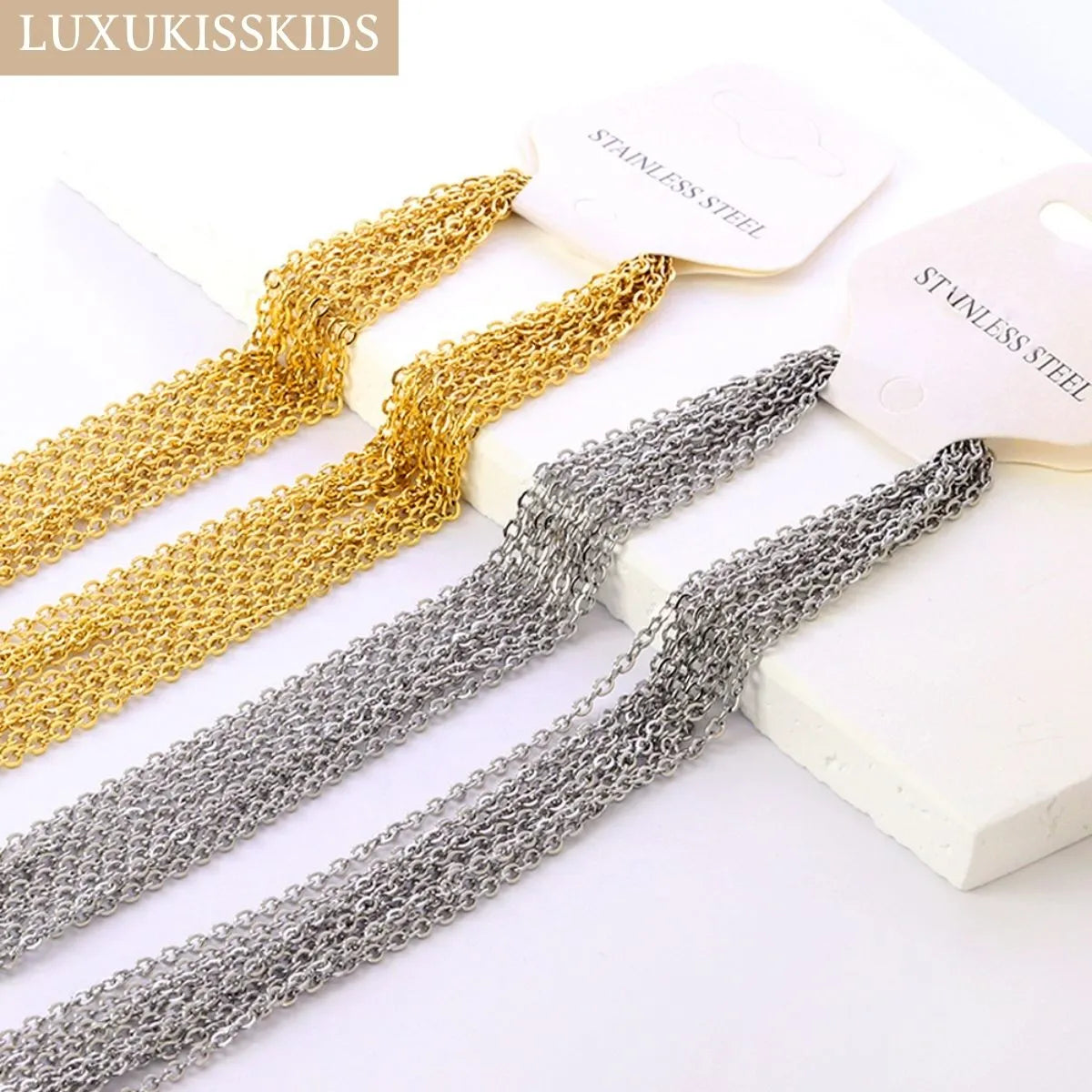 Stainless steel DIY Woman Necklace Chains