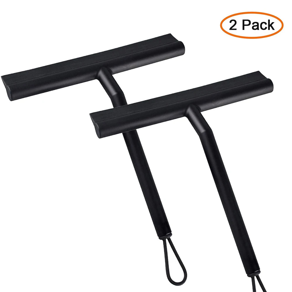 Scraper Cleaner With Silicone Holder Bathroom, Mirror, Glass