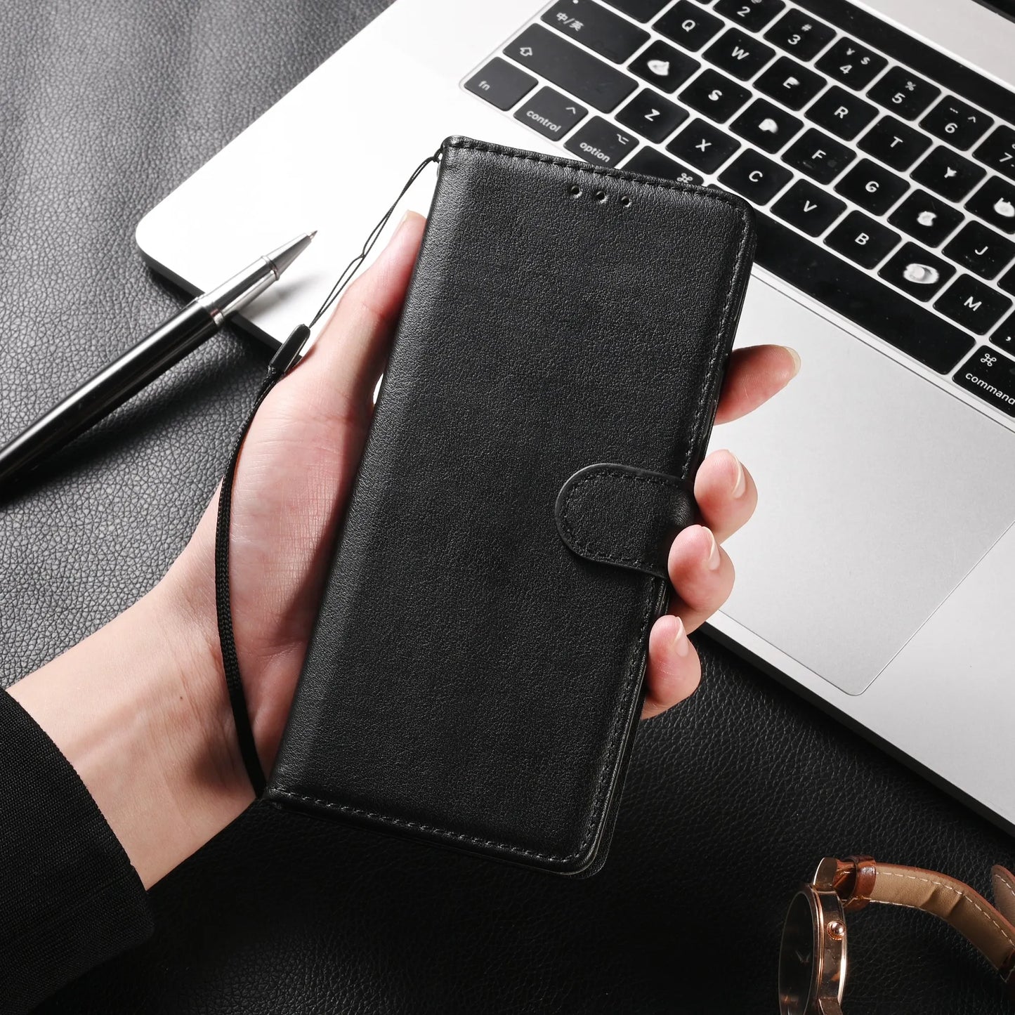 Leather Flip Wallet Case for Samsung Galaxy A03 A03S A10 A12 A13 A21S A23 A32 A33 A20E A40 A50 A51 A52 A53 A70 A71