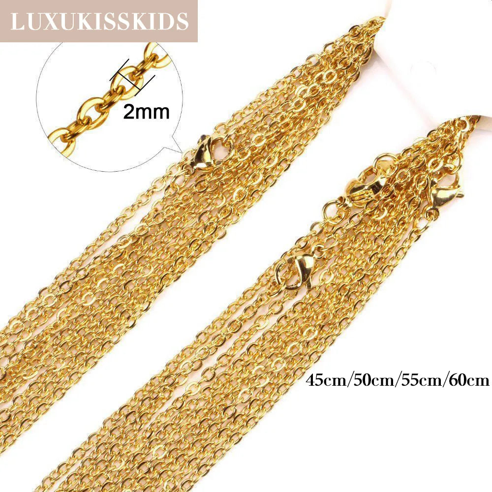 Stainless steel DIY Woman Necklace Chains