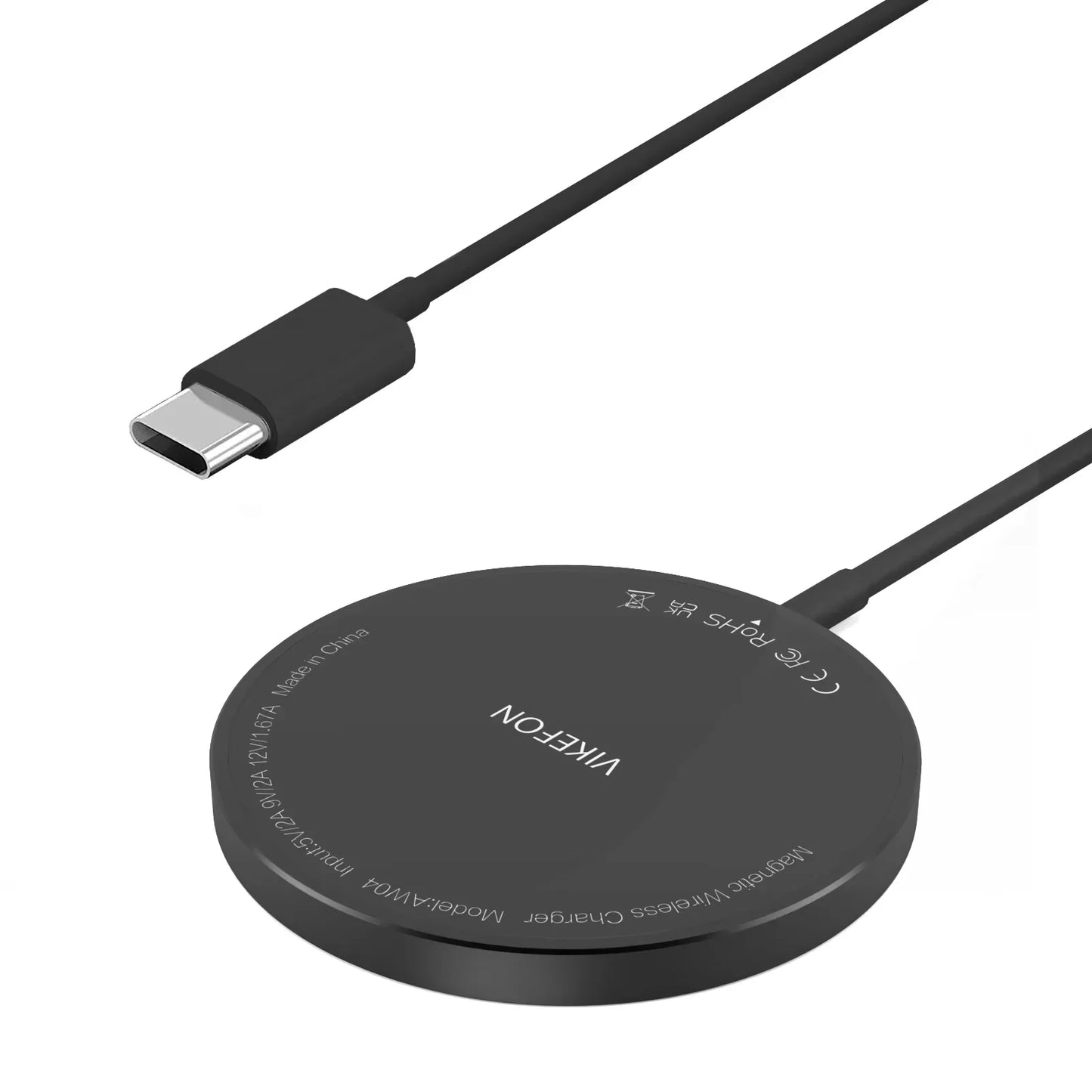 100W MagSafe Magnetic Wireless Charger Pad USB-C Fast Charging Dock for iPhone 12–16 Pro Max