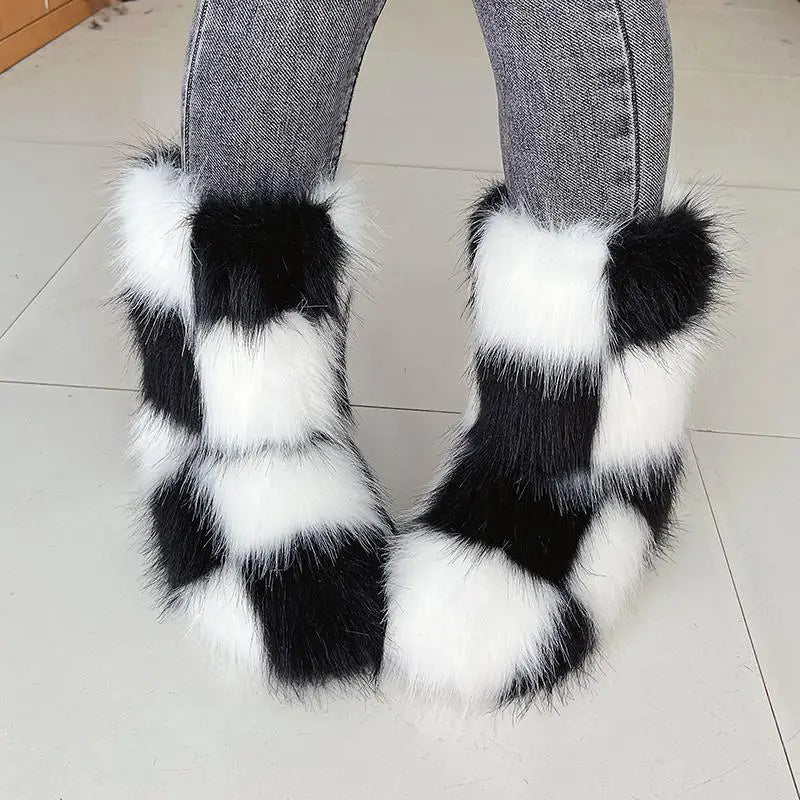 Women's Winter Snow Boots Outdoor Luxury Warm