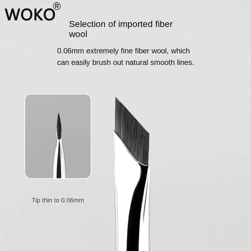 Eyeliner Brush ultra-thin fine angle flat eyebrow under the eyes Place Makeup Brush fine detail