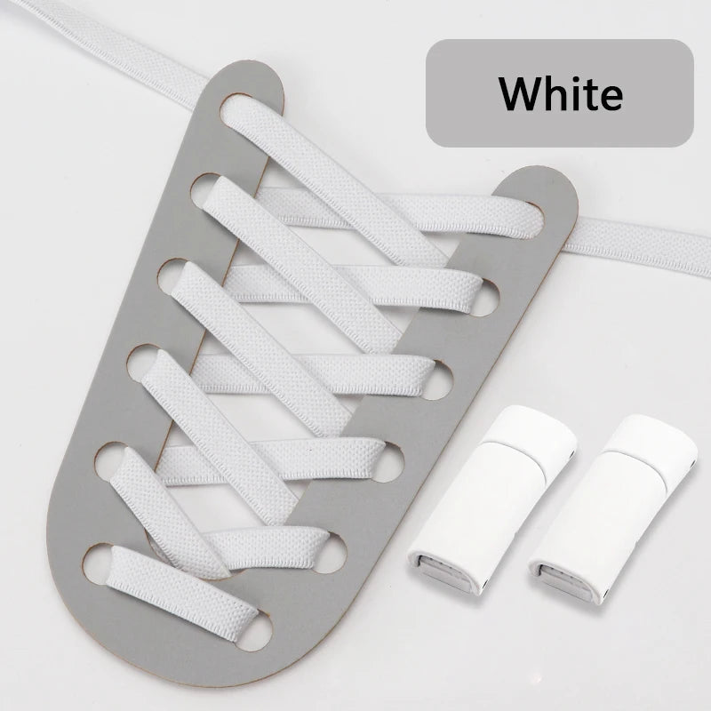 Magnetic Shoe Laces Elastic for Sneakers Woman, Men, Children.