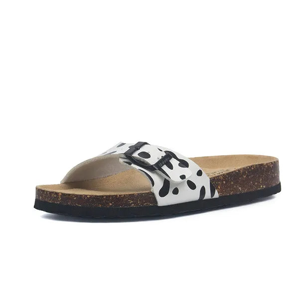 korean style couple cork sandals women beach sandals ladies summer soft microfiber leather