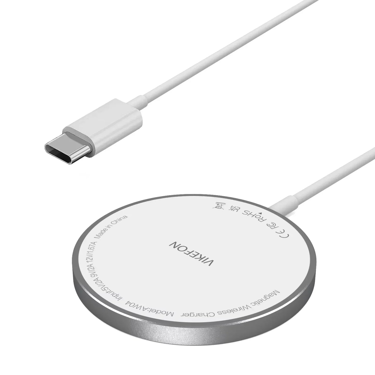 100W MagSafe Magnetic Wireless Charger Pad USB-C Fast Charging Dock for iPhone 12–16 Pro Max
