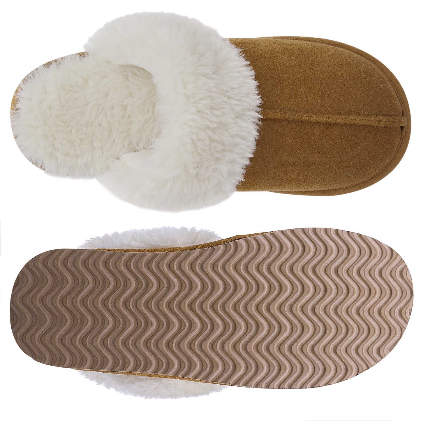 Warm Fluffy Fur Slippers For Women Warm Winter Home