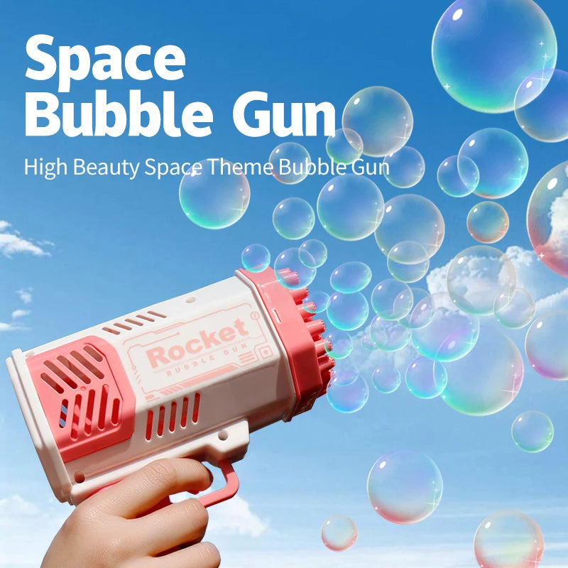 40 Hole Automatic Bubble Machine for Outdoors – No Battery, No Bubble Water