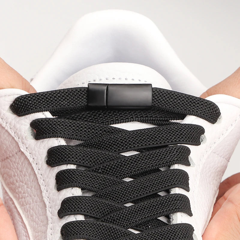Magnetic Shoe Laces Elastic for Sneakers Woman, Men, Children.