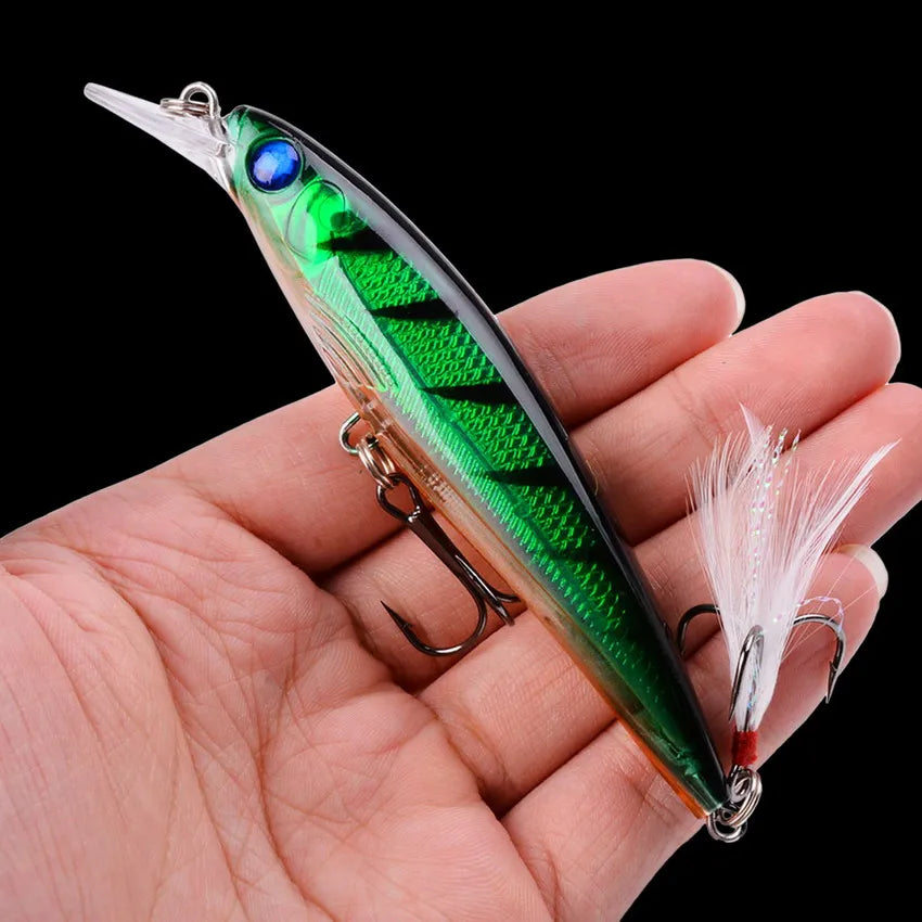 1pc Laser Fish Fishing Lure Wobbler Japan Hard Bait Swim