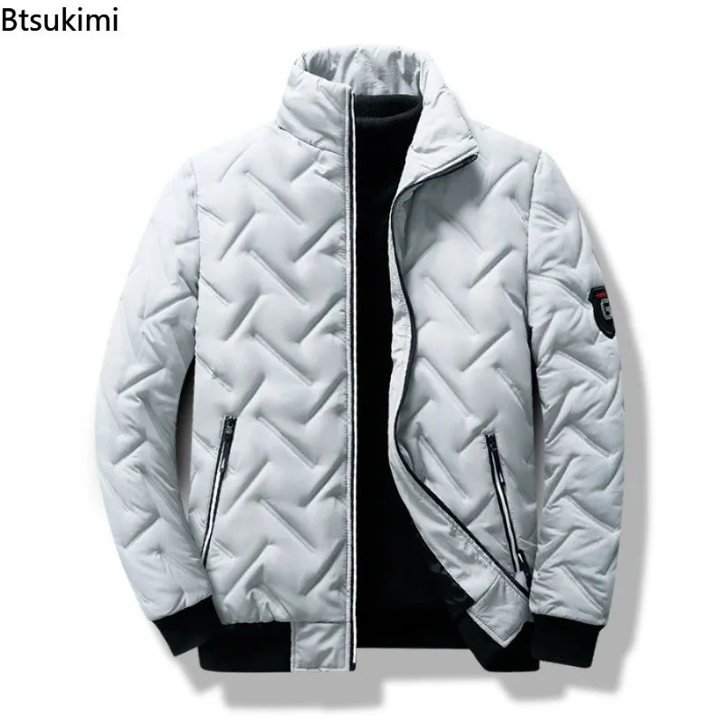 New Autumn Winter Jacket Men's Cotton Padded Korean Streetwear Casual Jacket - Himalaya-Store