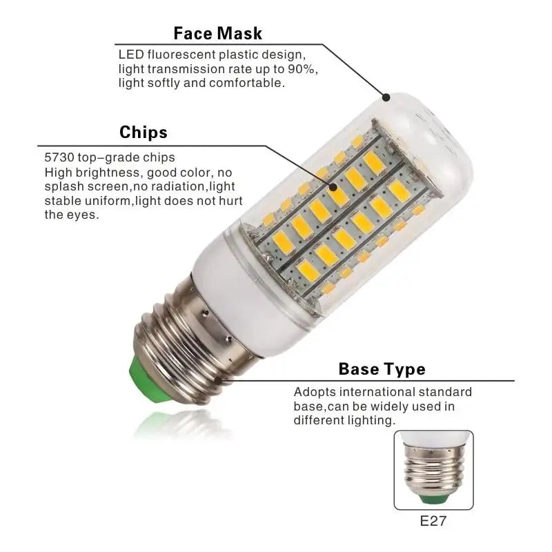 Screw LED Super Bright Light Bulb