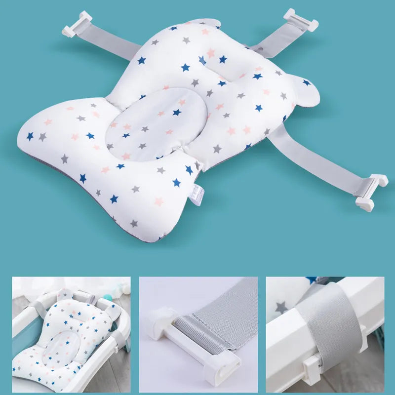 Baby shower seat support mat foldable pillow and newborn chair infant cushion anti-slip soft comfort
