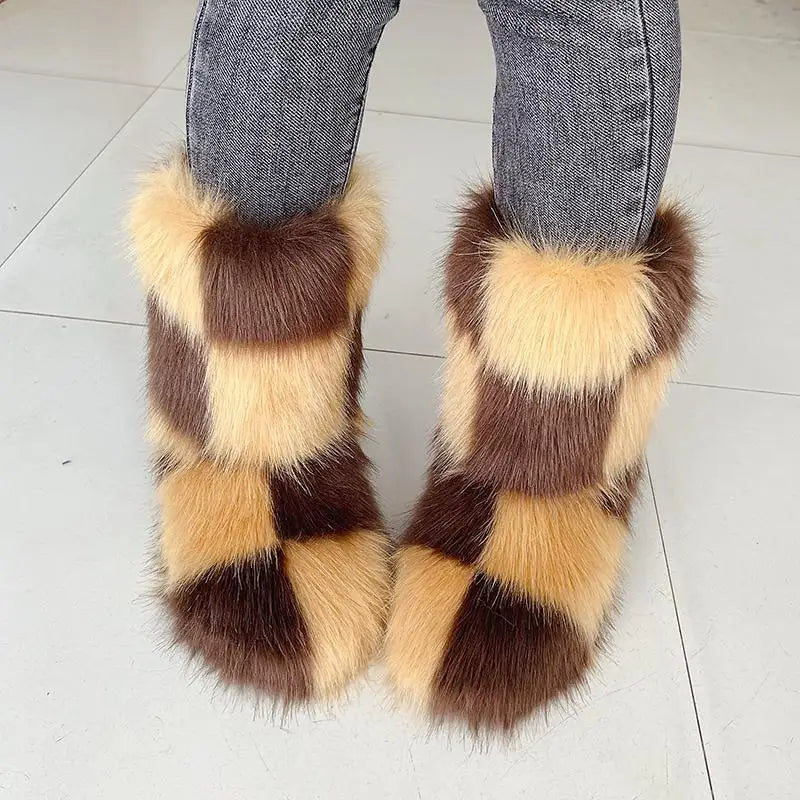 Women's Winter Snow Boots Outdoor Luxury Warm