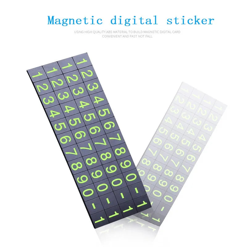 Car temporary parking card phone number car park stop design 13 * 2.5 cm