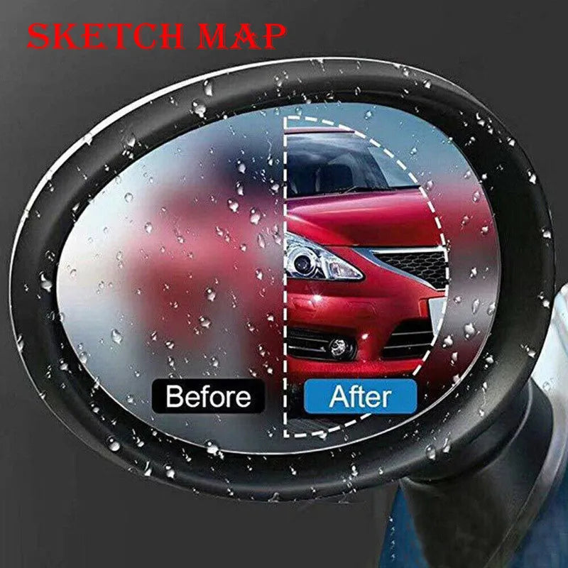 2pcs universal anti-fog anti-glare rainproof