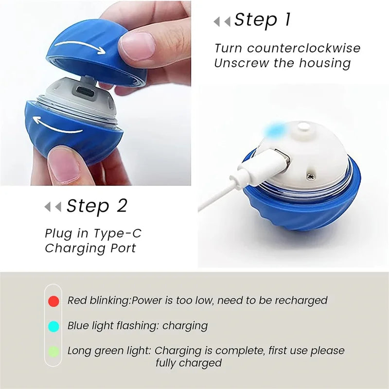 Smart Dog Toy Ball Electronic Interactive USB