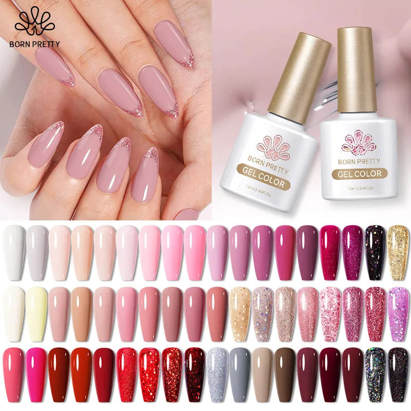 10ml Gel nail polish red nail gel semi-permanent solid varnish soak off UV